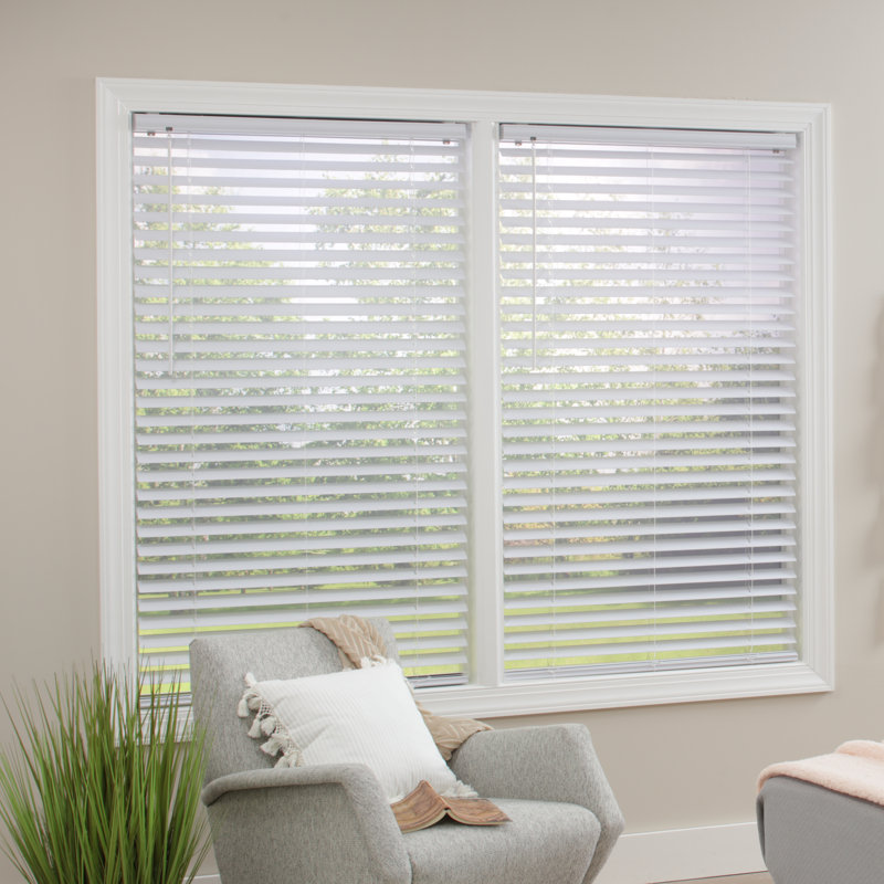 Latitude Run® Room Darkening White Blind & Reviews